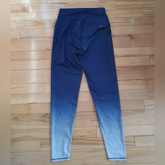 AR-33 Ocean‎ Fade 7/8 High Waist Ombre  Leggings Yoga/Workout - Picture 8 of 9